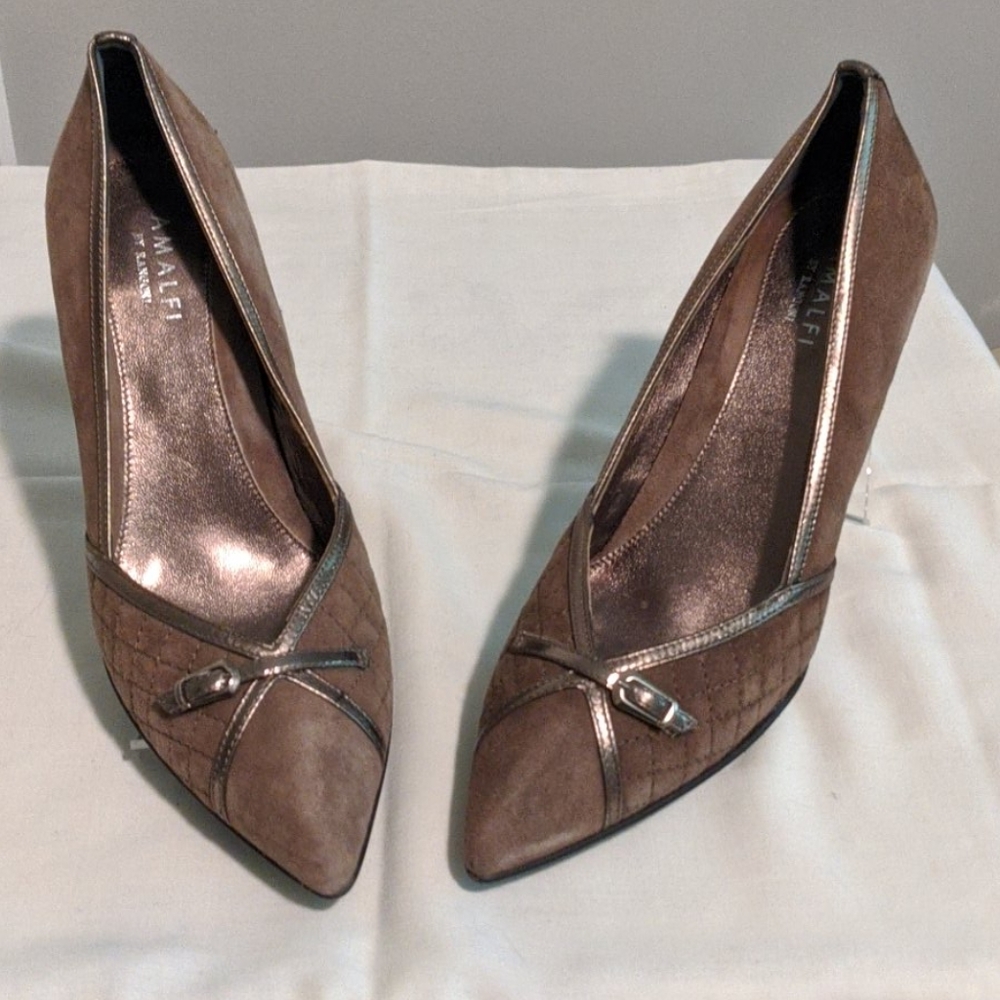 Amalfi brown heels / pumps